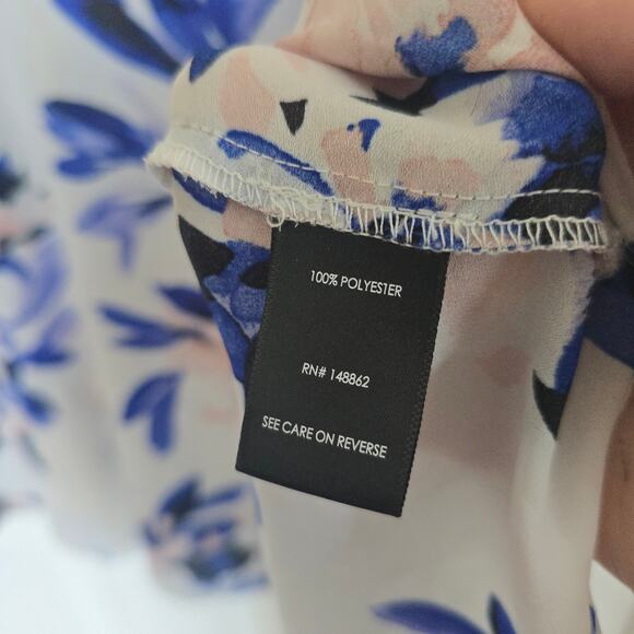 Torrid Floral Babydoll Georgette Flutter Sleeve Blouse Peplum Plus Size 3x - Picture 12 of 15